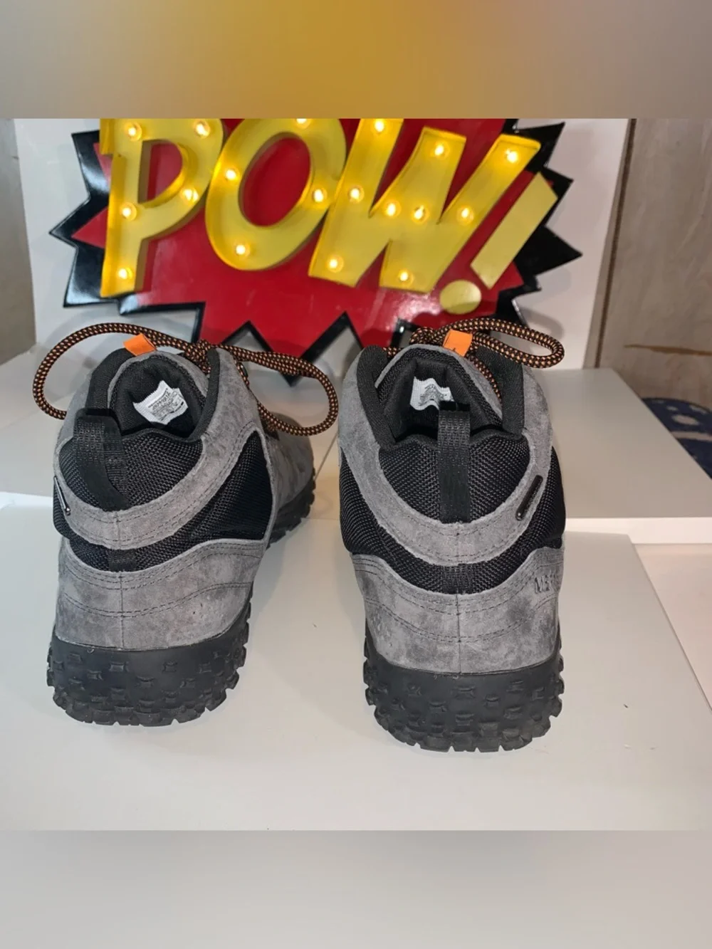 Merrell Grey Barefoot Waterproof Athletic Shoes Boots Mens 13 Used No Box - Picture 8 of 8